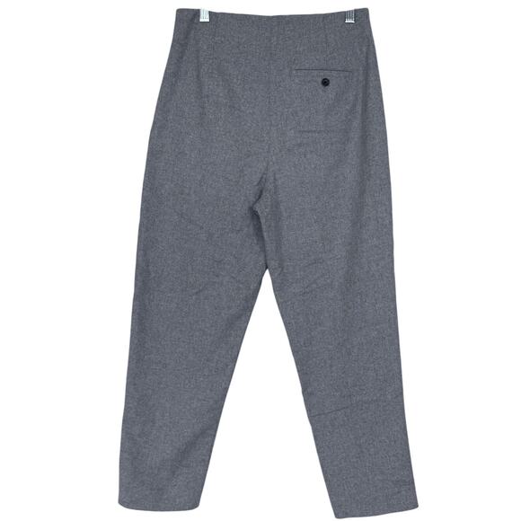 Aritzia Wilfred Chambery Trouser Pants Wool Cropped Dress Pants Pockets Size 0 - Picture 2 of 13